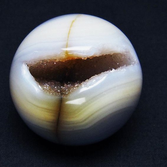 アゲート笑口 丸玉 49mm [T610-12277]