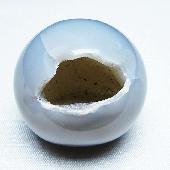 アゲート笑口 丸玉 52mm [T610-12548]