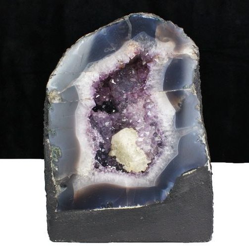 6.6Kg ブラジル産 カルサイトアメジストドーム [t611-10628]