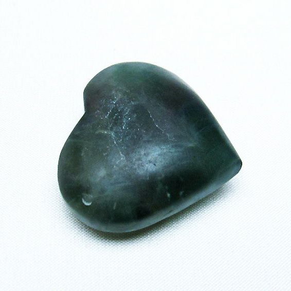 フローライトハート 置物[T613-1225]