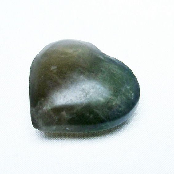 フローライトハート 置物[T613-1239]