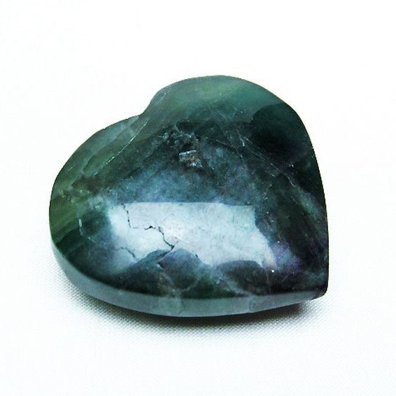 フローライトハート 置物[T613-1262]