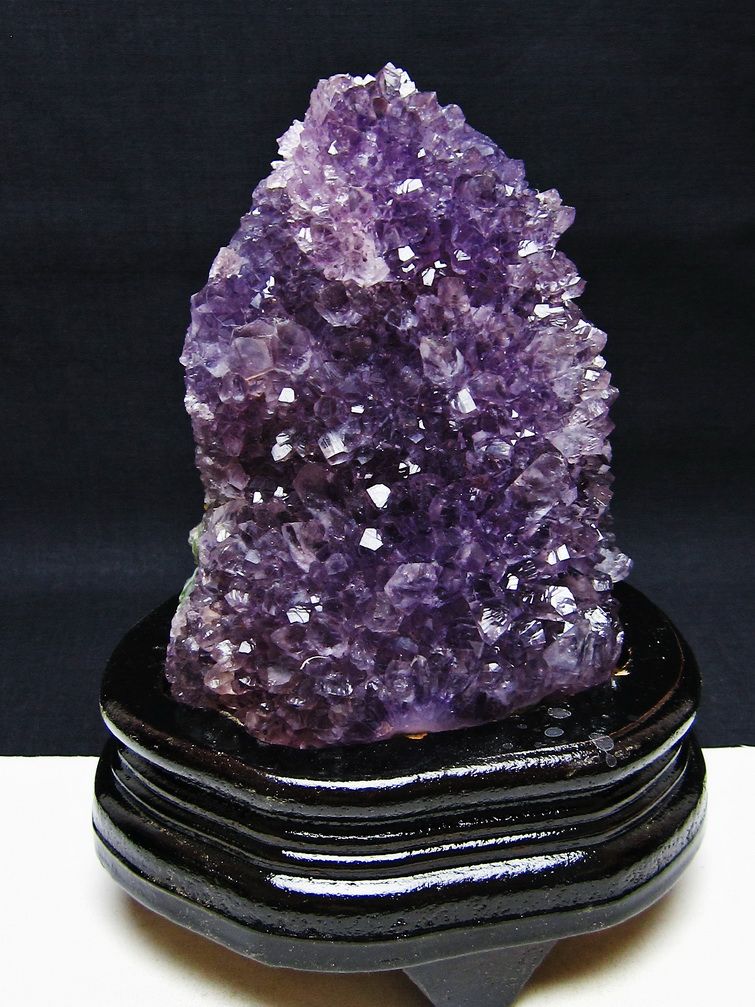 1.2Kg ウルグアイ産 フラワーアメジストクラスター [t614-9297]