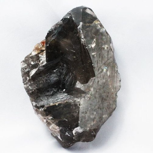 ブラジル産 モリオン 純天然 黒水晶 クラスター[T618-7081]
