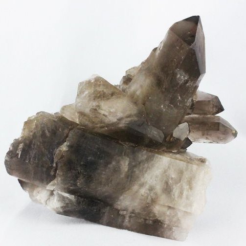ブラジル産 モリオン 純天然 黒水晶 クラスター[T618-7106]