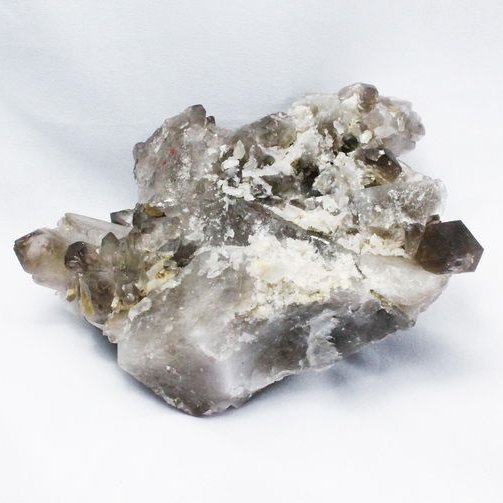 ブラジル産 モリオン 純天然 黒水晶 クラスター[T618-7137]