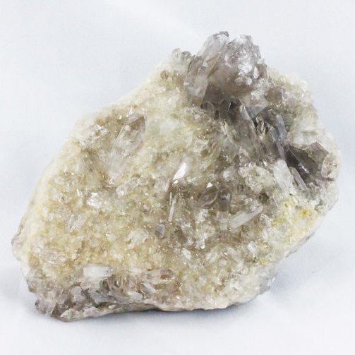 ブラジル産 モリオン 純天然 黒水晶 クラスター[T618-7141]