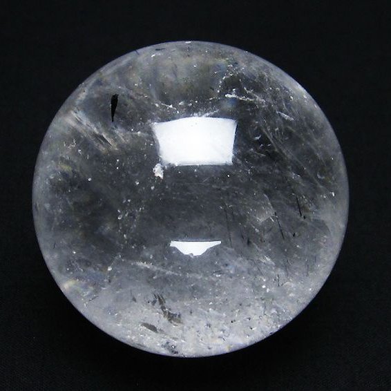 ルチル入り 水晶 丸玉 51mm [T62-14893]