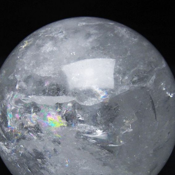 1.1Kg ヒマラヤ水晶 丸玉 91mm [t62-16644]