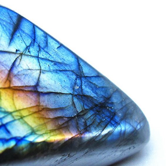 ラブラドライト 原石 [t623-9885]