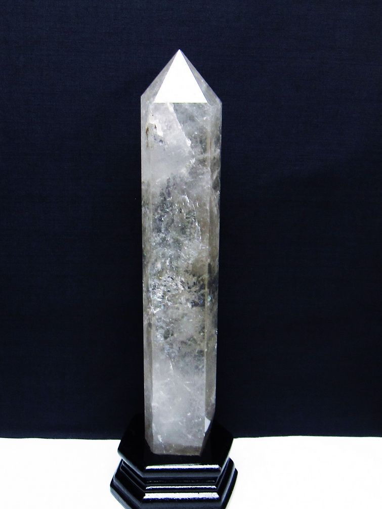 虹入り ヒマラヤ水晶 六角柱[T627-6372]