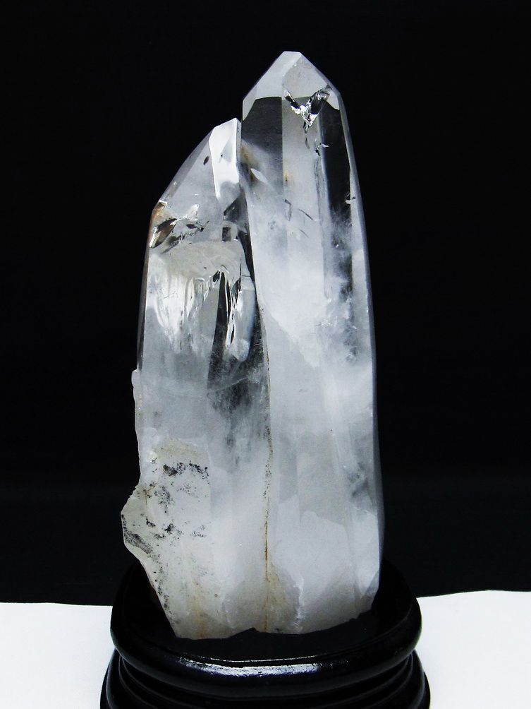 虹入り ヒマラヤ水晶ダブルポイント [t627-6577]