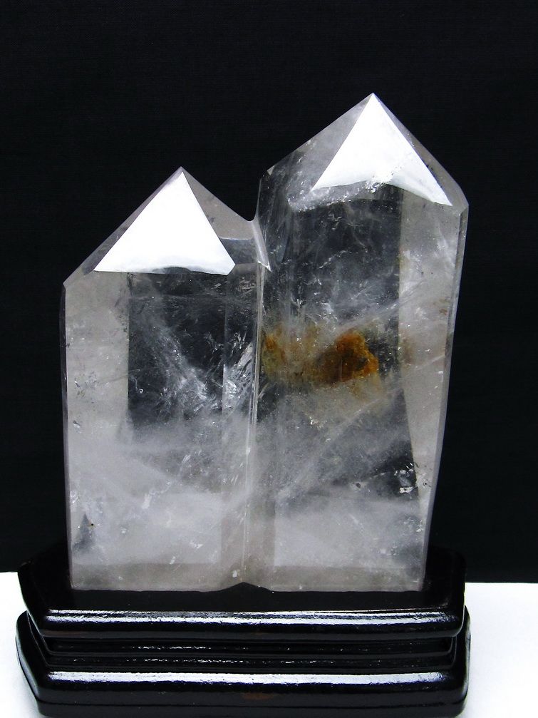 1.2Kg ヒマラヤ水晶 ダブルポイント[T627-6715]