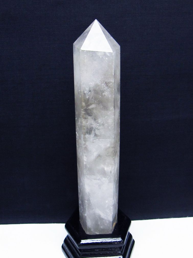 虹入り ヒマラヤ水晶 六角柱[T627-6838]