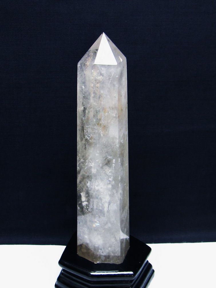 虹入り ヒマラヤ水晶 六角柱 [t627-6846]