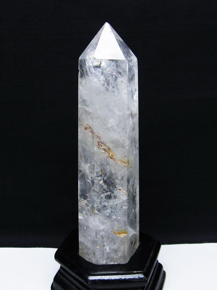 虹入り ヒマラヤ水晶 六角柱 [t627-6847]