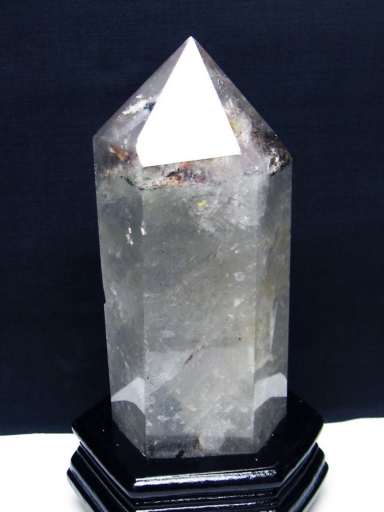 1.7Kg 虹入り ガーデン水晶ヒマラヤ水晶 六角柱 [t627-7159]