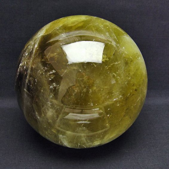 7.2Kg シトリン水晶 丸玉 170mm [T63-6237]