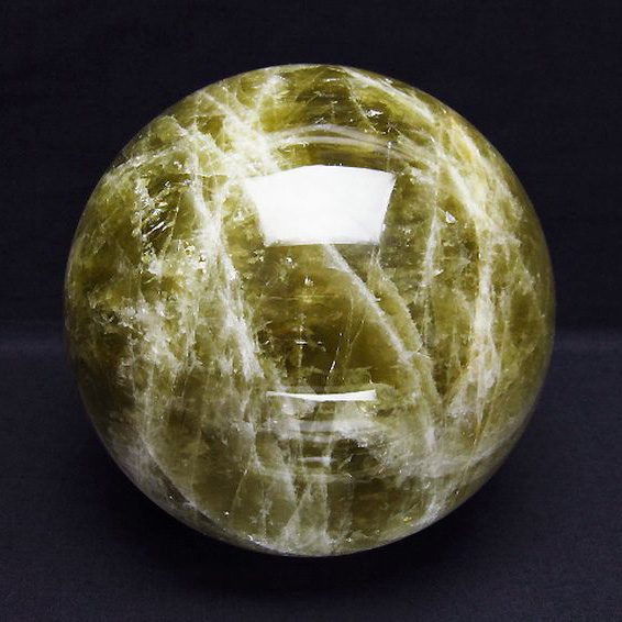 4.2Kg シトリン水晶 丸玉 146mm [T63-6870]