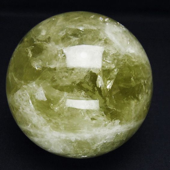 シトリン水晶 丸玉 77mm [T63-7473]