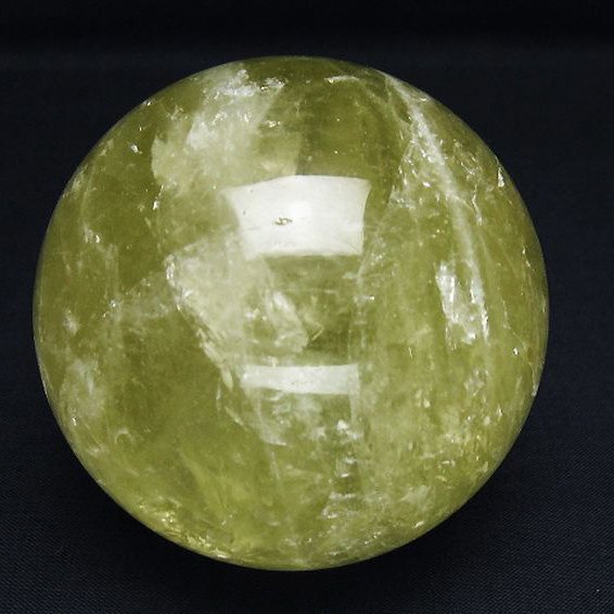 シトリン水晶 丸玉 75mm [T63-7478]