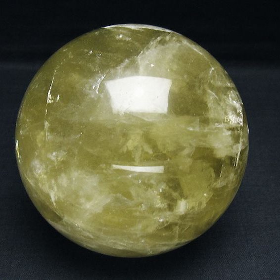 シトリン水晶 丸玉 88mm [T63-7572]