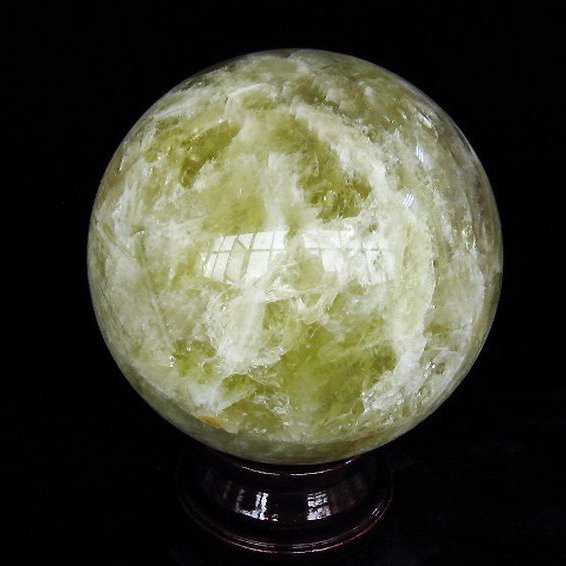 27.7Kg シトリン水晶 丸玉 270mm 同梱不可 [T63-7641]