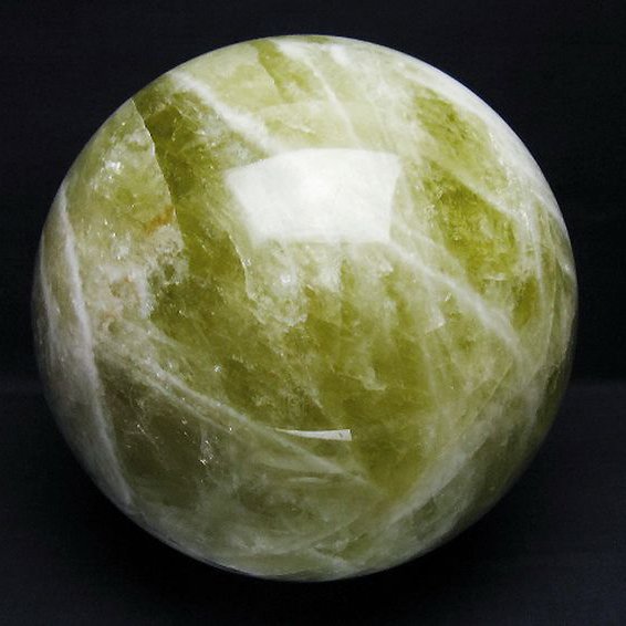 15.3Kg シトリン水晶 丸玉 225mm 同梱不可 [T63-7657]