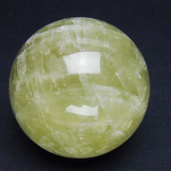 シトリン水晶 丸玉 58mm [t63-8005]