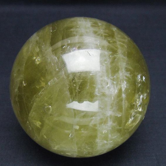 シトリン水晶 丸玉 68mm [t63-8018]