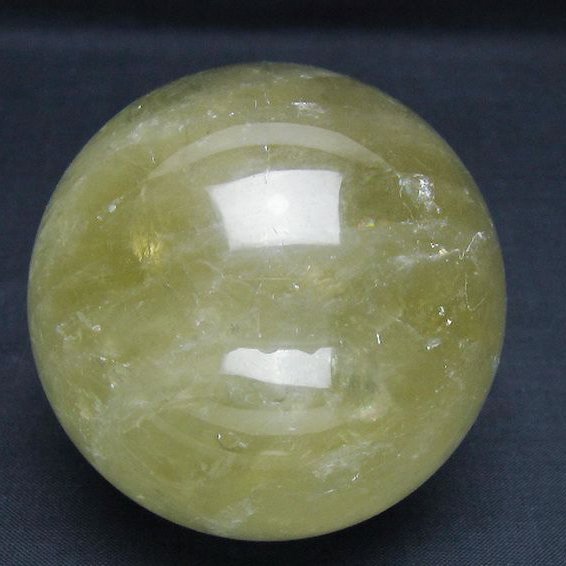 シトリン水晶 丸玉 70mm [t63-8036]