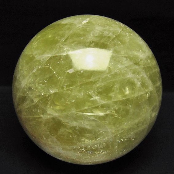 2.9Kg シトリン水晶 丸玉 133mm [t63-8239]