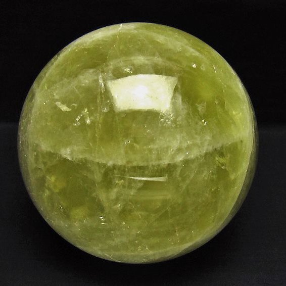 2.3Kg シトリン水晶 丸玉 120mm [t63-8286]