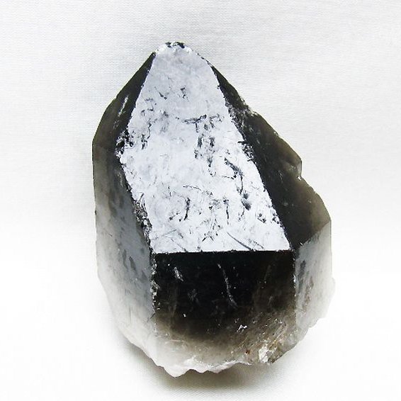 ブラジル産 モリオン 純天然 黒水晶 原石 [t633-2275]