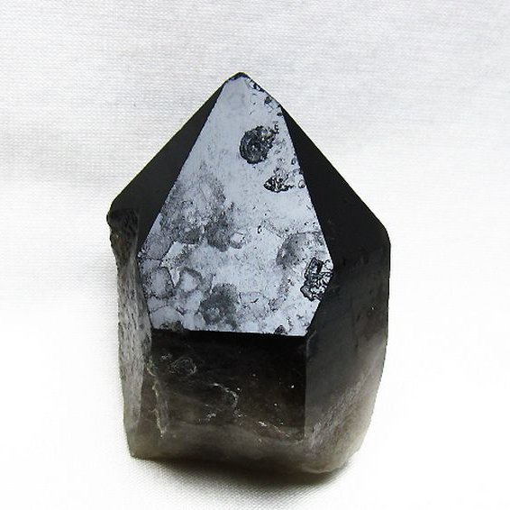 ブラジル産 モリオン 純天然 黒水晶 原石 [t633-2664]