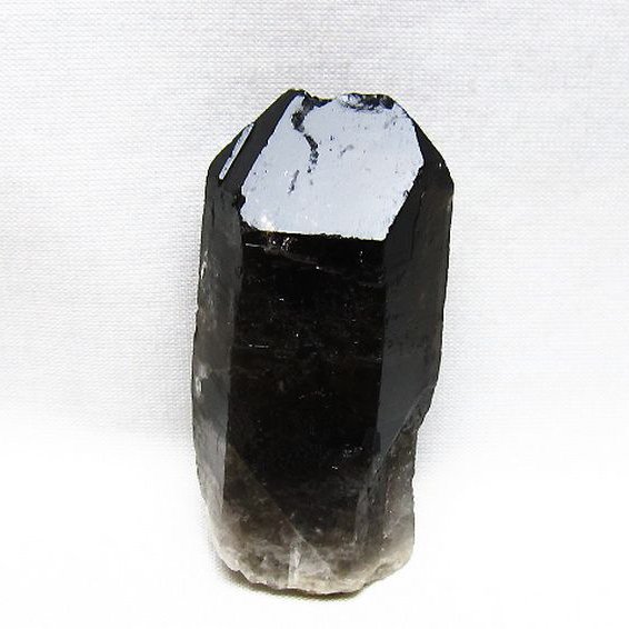 ブラジル産 モリオン 純天然 黒水晶 原石 [t633-2707]