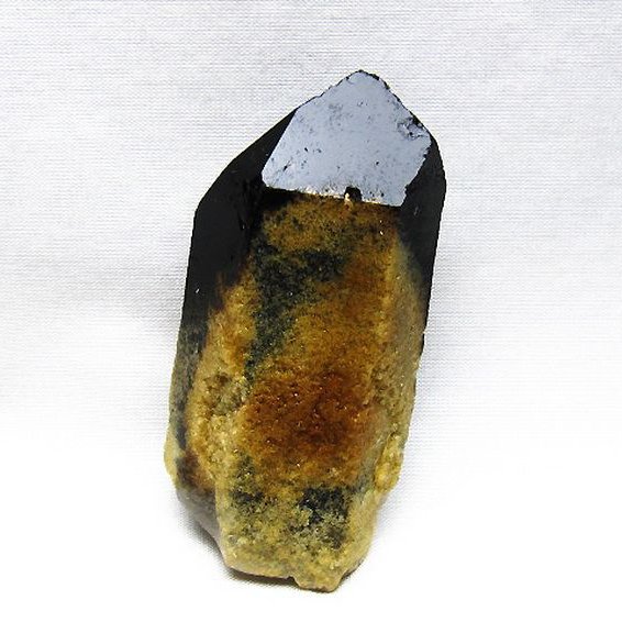 ブラジル産 モリオン 純天然 黒水晶 原石 [t633-2771]