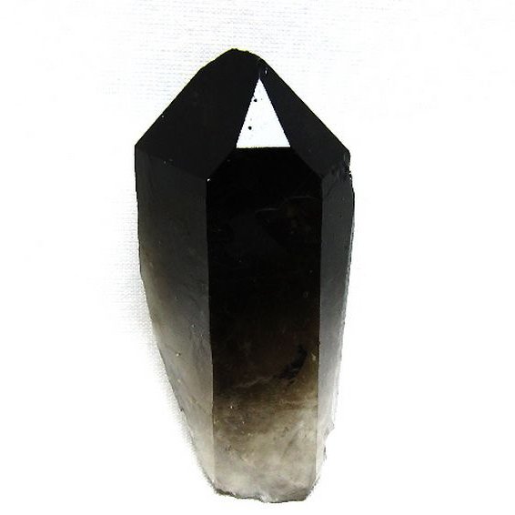 ブラジル産 モリオン 純天然 黒水晶 原石 [t633-2872]
