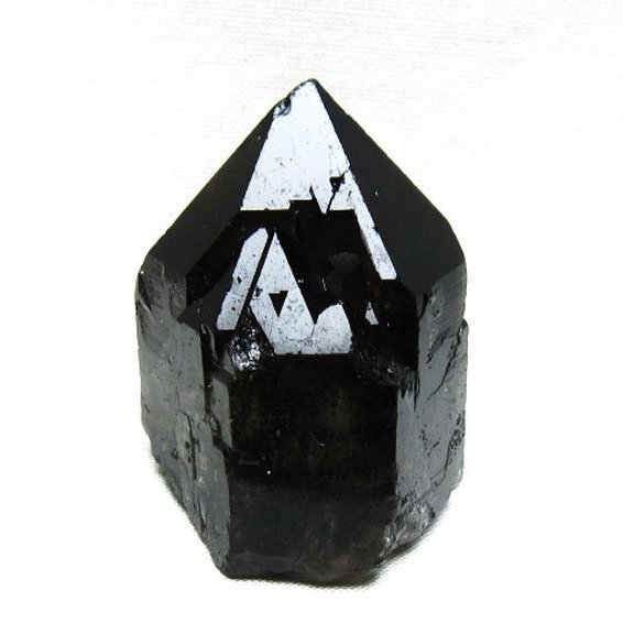 ブラジル産 モリオン 純天然 黒水晶 原石 [t633-2879]