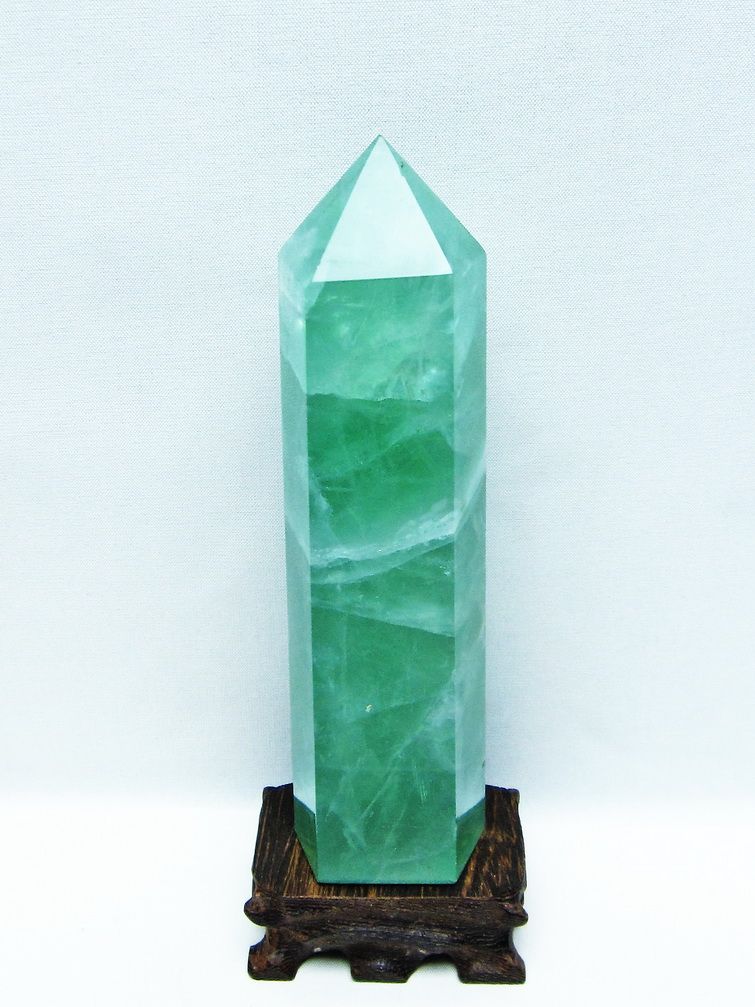 フローライトファントム 六角柱[T634-5264]