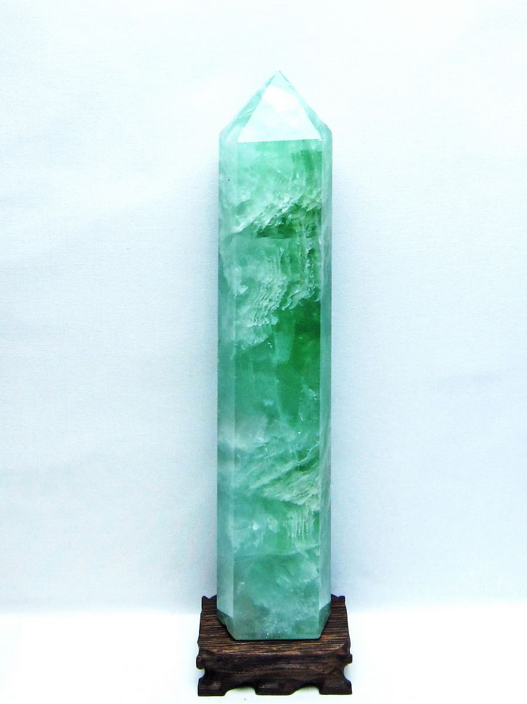 1.7Kg フローライトファントム 六角柱[T634-5271]