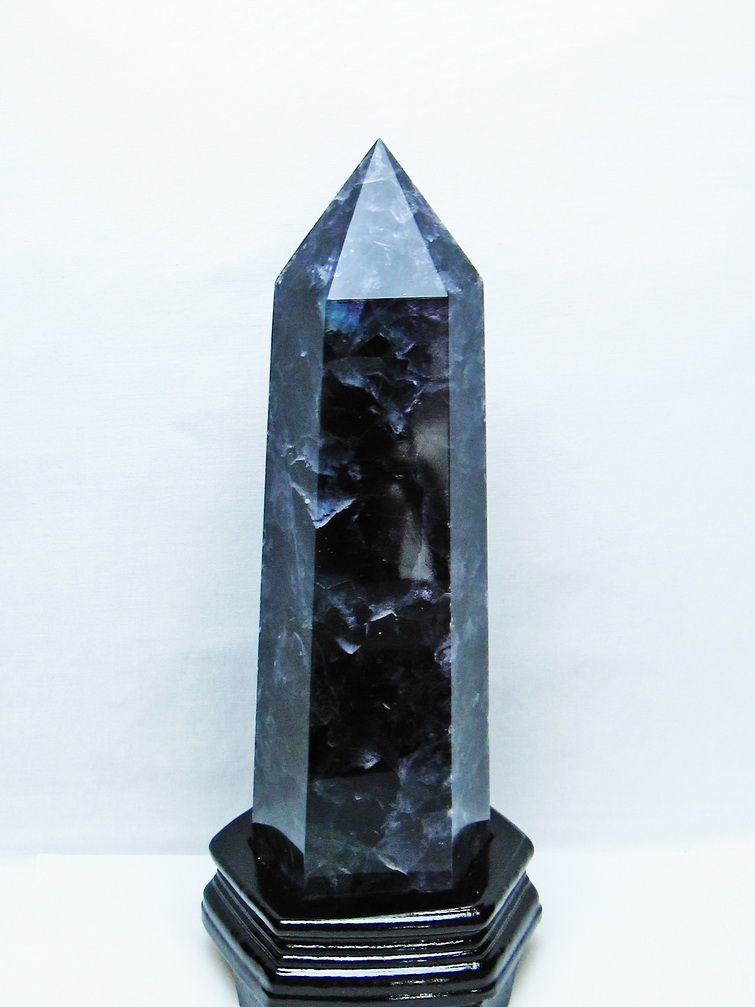 3.4Kg フローライト 六角柱[T634-5529]