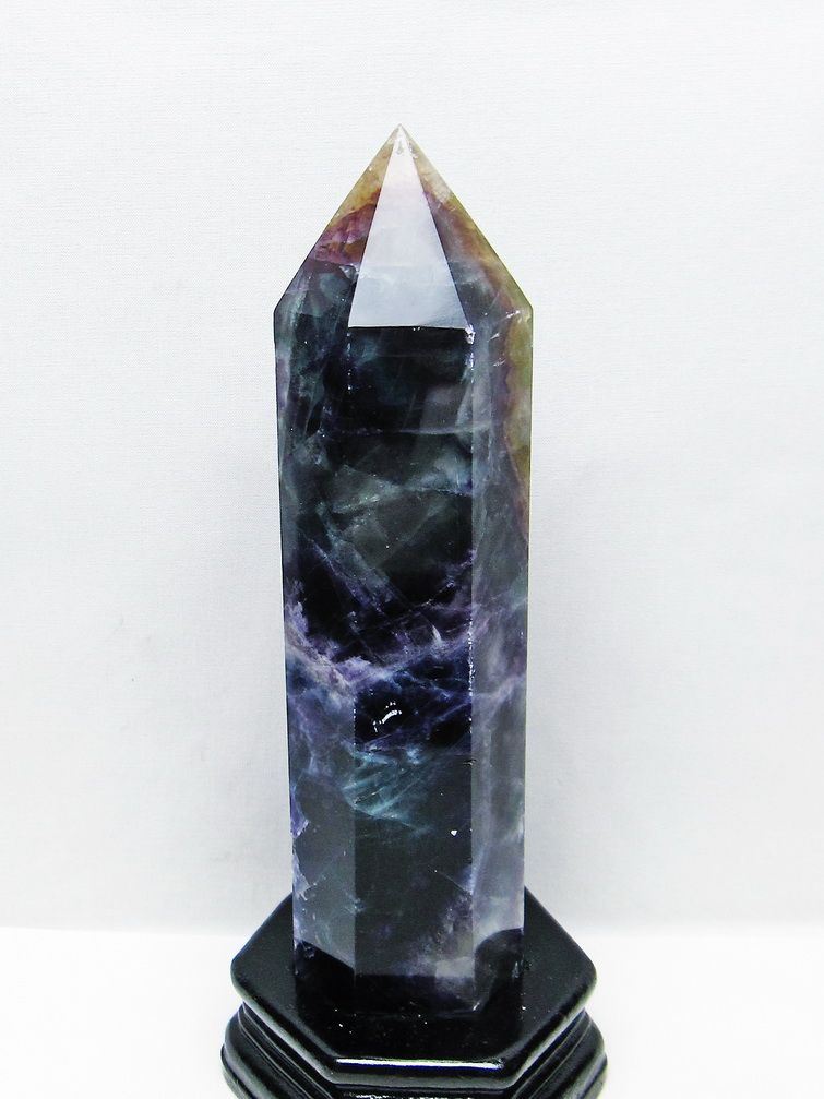 1.6Kg フローライト 六角柱 [t634-5585]