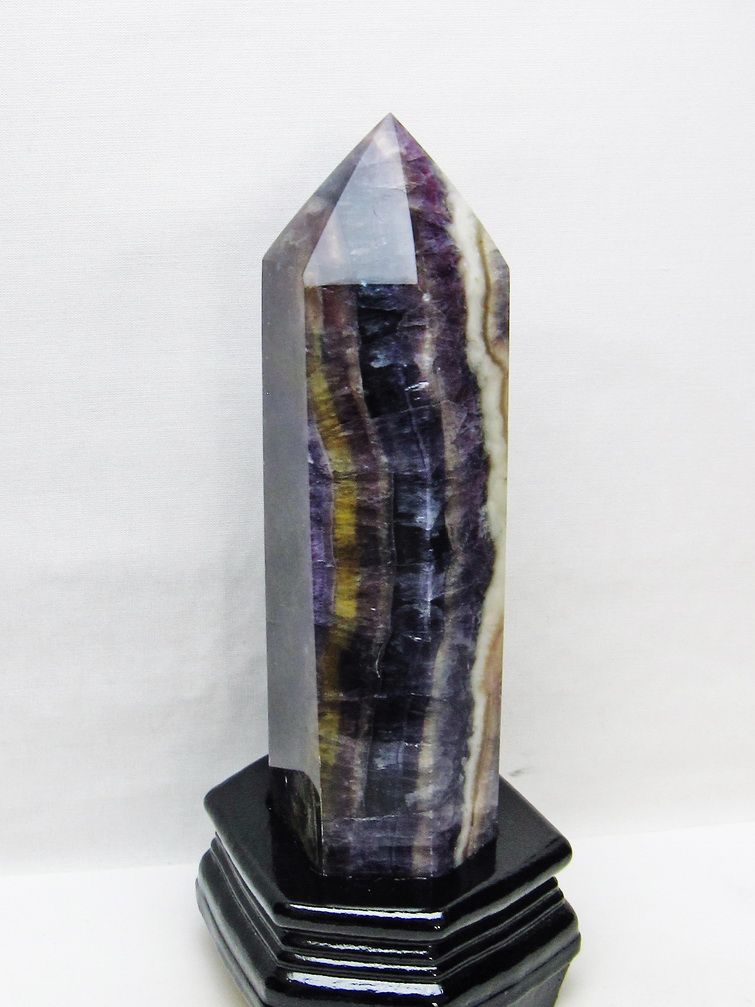 1.4Kg フローライト 六角柱 [t634-5633]