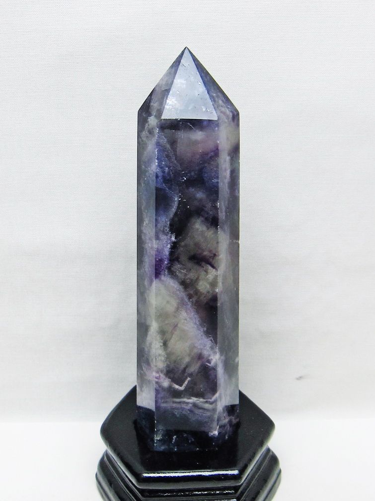 フローライト 六角柱 [t634-5654]