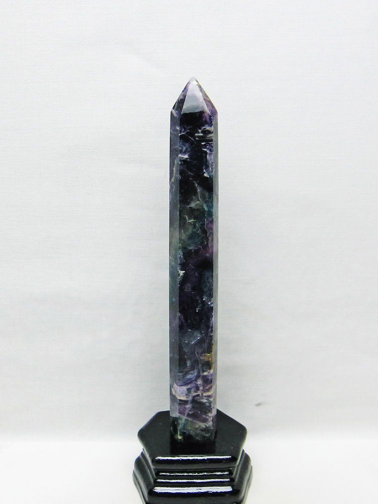 フローライト 六角柱 [t634-5657]