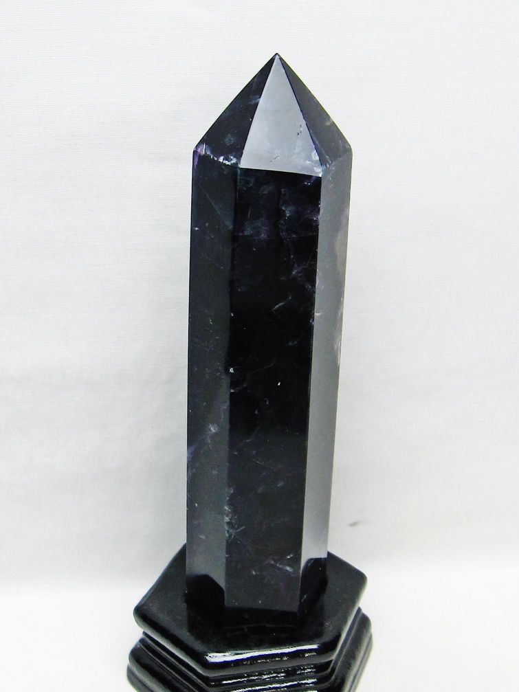 1.1Kg フローライト 六角柱 [t634-5658]