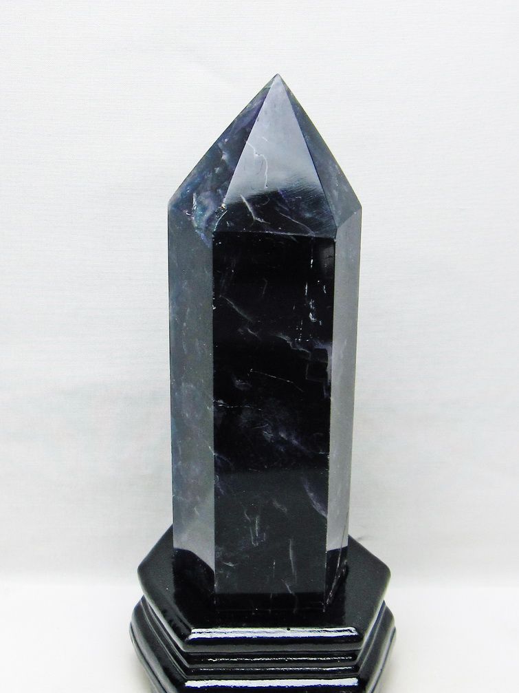 2Kg フローライト 六角柱 [t634-5666]