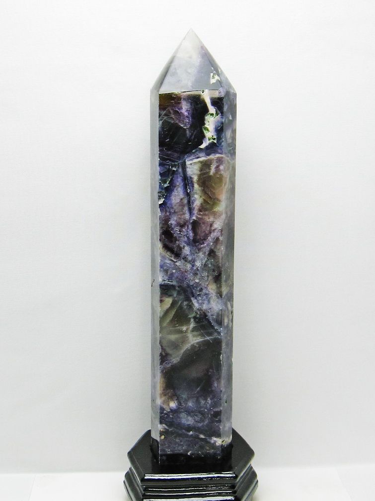 4Kg フローライト 六角柱 [t634-5702]