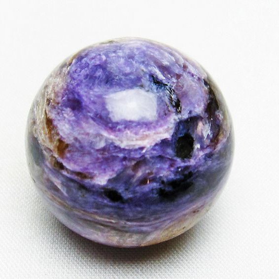 チャロアイト 丸玉 31mm [T637-4543]